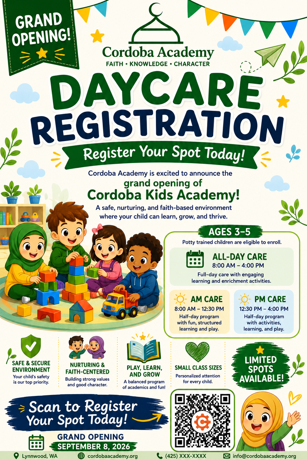 Daycare Registration Open!